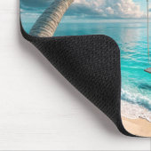 Tapis De Souris Chanteur Tropical Suspendu Du Palmier (Coin)