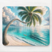 Tapis De Souris Chanteur Tropical Suspendu Du Palmier (Devant)