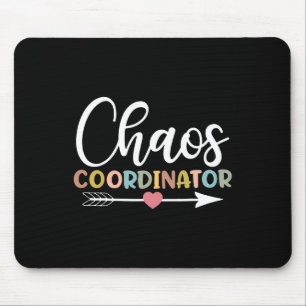 Tapis De Souris Chaos Coordonnateur de retour à l'école