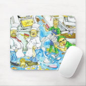 Tapis De Souris Chaos de cuisine (Avec souris)