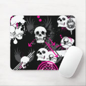 Tapis De Souris Chaos du crâne Mousepad (Avec souris)