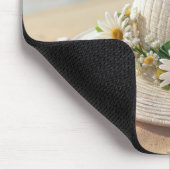 Tapis De Souris Chapeau d'été de plage (Coin)
