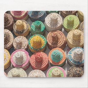 Tapis De Souris Chapeaux Tissés Colorés