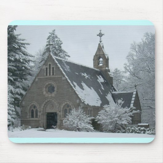 Tapis De Souris Chapelle d'hiver (Devant)