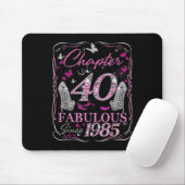 Tapis De Souris Chapitre 40 Fabuleux depuis 1985 40e anniversaire  (Avec souris)