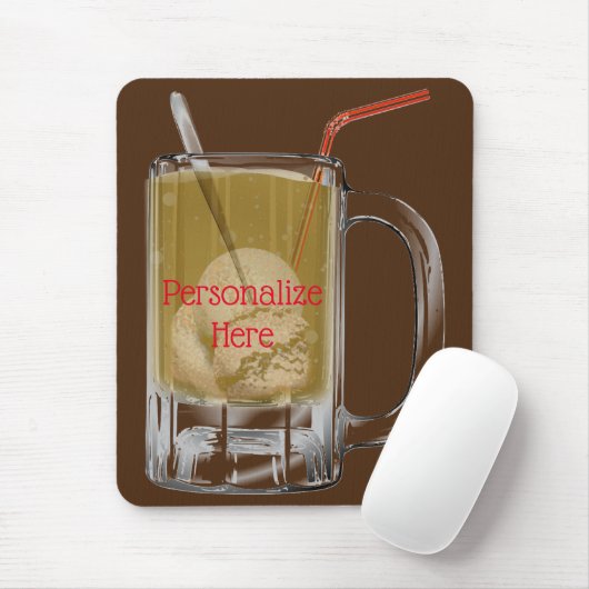 Tapis De Souris Char à bière racine (Avec souris)