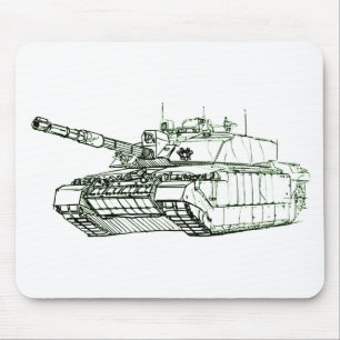 Tapis De Souris Char de bataille du challengeur 2