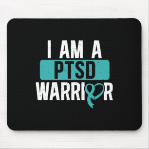 Tapis De Souris Chargé De Guerrier De Ptsd Post Traumatique Troubl