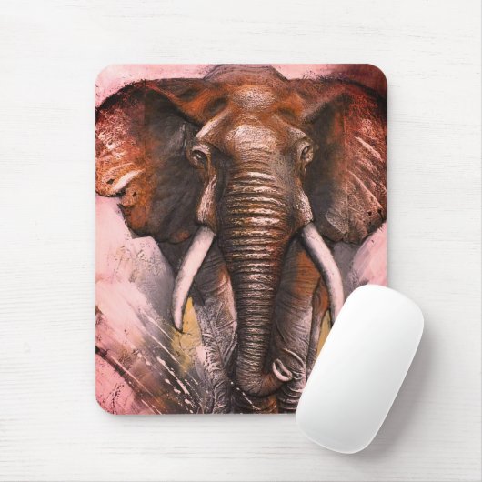 Tapis De Souris Chargement des éléphants (Avec souris)