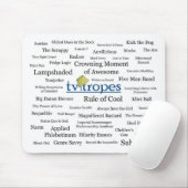 Tapis De Souris Charges et charges des Tropes Mousepad (Avec souris)
