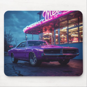 Tapis De Souris Chargeur RT 1969 Plum Crazy Purple