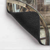 Tapis De Souris Chariot couvert, roues en bois (Coin)