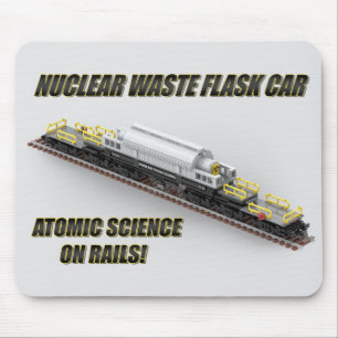 Tapis De Souris Chariot de flacon de déchets nucléaires d'Europe d