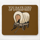 Tapis De Souris Chariot drôle de traînée de l'Orégon (Devant)