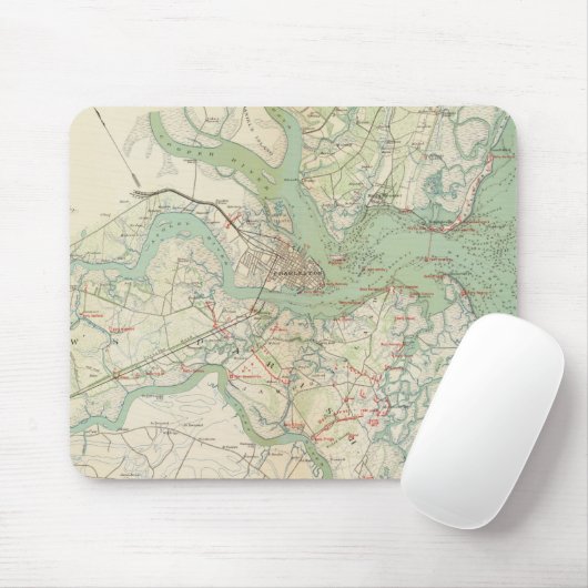 Tapis De Souris Charleston, défenses (Avec souris)