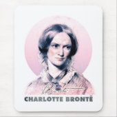 Tapis De Souris Charlotte Bronte rose Richmond Peinture Portrait (Devant)