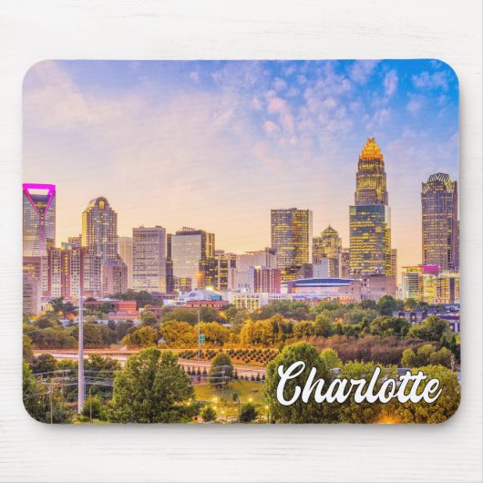 Tapis De Souris Charlotte, Caroline du Nord, USA (Devant)