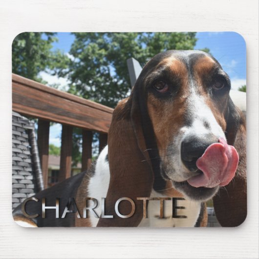 Tapis de souris Charlotte (grand) (Devant)