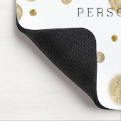 Tapis De Souris Charme Bokeh d'or (Coin)