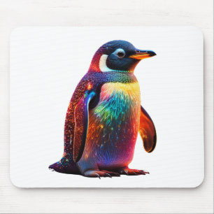 Tapis De Souris Charme de pingouin lumineux