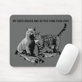Tapis De Souris Charriez Dieu (Avec souris)