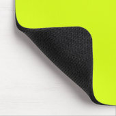 Tapis De Souris Chartreuse Couleur jaune uni (Coin)