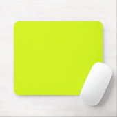 Tapis De Souris Chartreuse Couleur jaune uni (Avec souris)