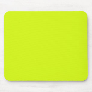 Tapis De Souris Chartreuse Couleur jaune uni