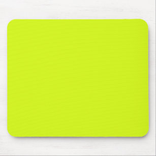 Tapis De Souris Chartreuse Jaune (couleur unie)