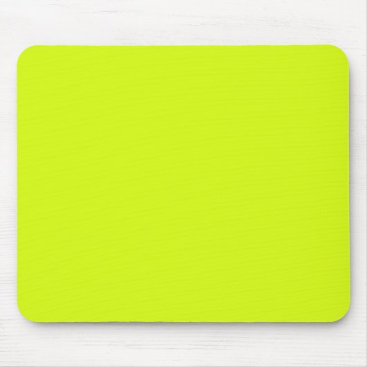 Tapis De Souris Chartreuse Jaune (couleur unie) (Devant)