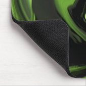 Tapis De Souris Chartreuse Vert Coeur Abstrait Mousepad (Coin)