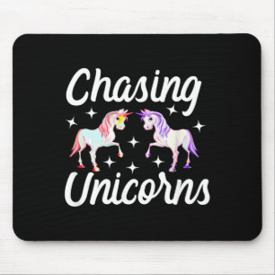 Tapis De Souris Chasing Licornes Magique