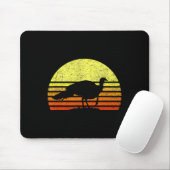 Tapis De Souris Chasse à la Turquie Retro Sunset Upland Chasseur d (Avec souris)