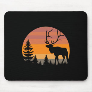 Tapis De Souris Chasse à l'élan - Drôle Elkaholic cerf chasseur d'