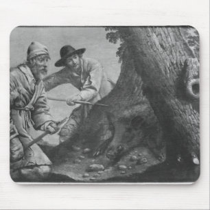 Tapis De Souris Chasse à verrat