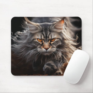Tapis De Souris Chasse au chat au coon du Maine