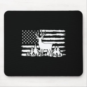 Tapis De Souris Chasse aux cerfs de Buck Whitetail Vintage américa