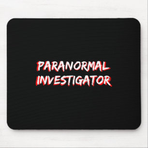 Tapis De Souris Chasse aux fantômes d'Halloween Enquêteur paranorm
