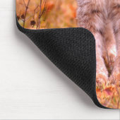 Tapis De Souris Chasse Bobcat | Forêt d'automne (Coin)