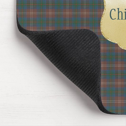 Tapis De Souris Chasse Chisholm Ancien Tartan écossais (Coin)
