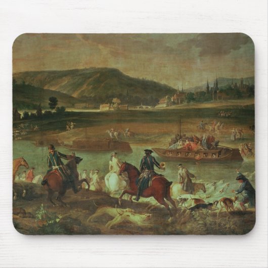 Tapis De Souris Chasse dans la forêt chez Compiegne (Devant)