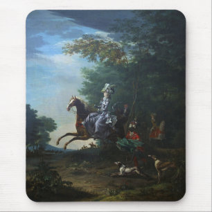 Tapis De Souris Chasse de Marie Antoinette par Louis Auguste Brun