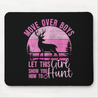 Tapis De Souris Chasse Drôle De Cerfs Laissez Cette Fille Vous Mon