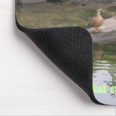 Tapis De Souris Chasse drôle de chat dans Camo (Coin)