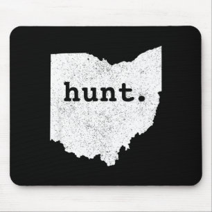 Tapis De Souris Chasse Ohio Archerie État Chasse au Cerf Cadeau po