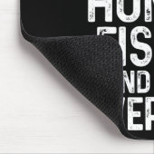 Tapis De Souris Chasse Pêche Aimer tous les jours Chasseur drôle F (Coin)