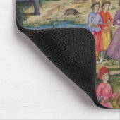 Tapis De Souris Chasse royale, d'Isphahan, l'Iran (Coin)