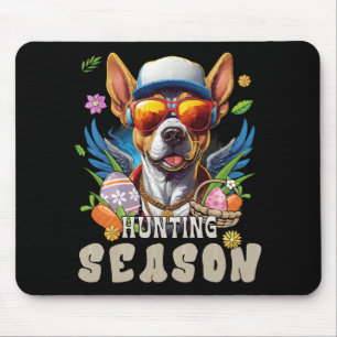 Tapis De Souris Chasse Saison Cerf Œuf de Pâques