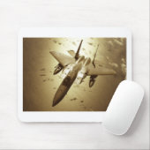 Tapis De Souris Chasseur à réaction de F-15 Eagle (Avec souris)