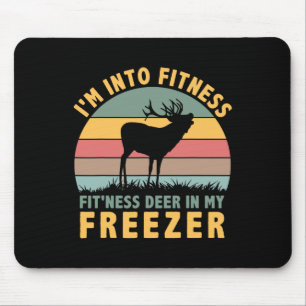 Tapis De Souris Chasseur amusant Papa Je suis en forme Deer Congél